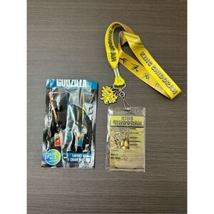 Godzilla King Ghidorah Lanyard with Charm and Card